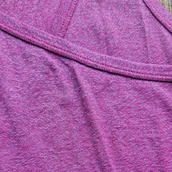 Michael Stars‎ Purple Metallic Stretch Tank OSFM - Picture 4 of 6